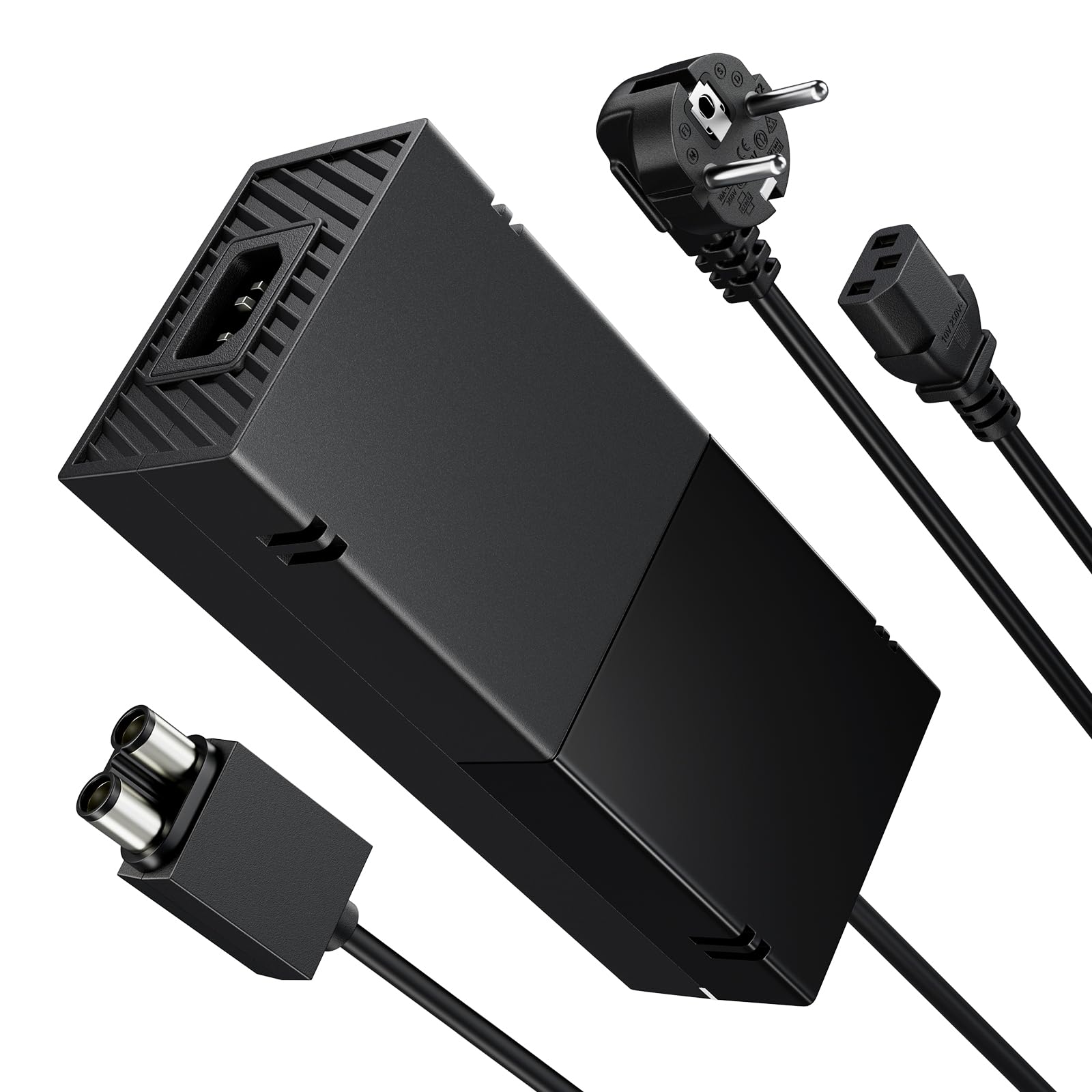 220W Netzteil Ladekabel für Xbox One Konsole, 100-240V AC Adapter Ersatz mit EU-Stecker, Stromversorgung für Xbox One Hauptkonsole, Leise Version Upgrade, Auto Voltage