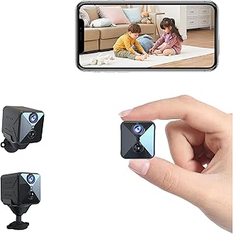 2026 Upgraded 4K WiFi Hidden Camera with Free Cloud Storage, 120° Mini Spy Cam, Smart Motion Detection, Night Vision, Wireless Indoor Nanny Cam for Home Security