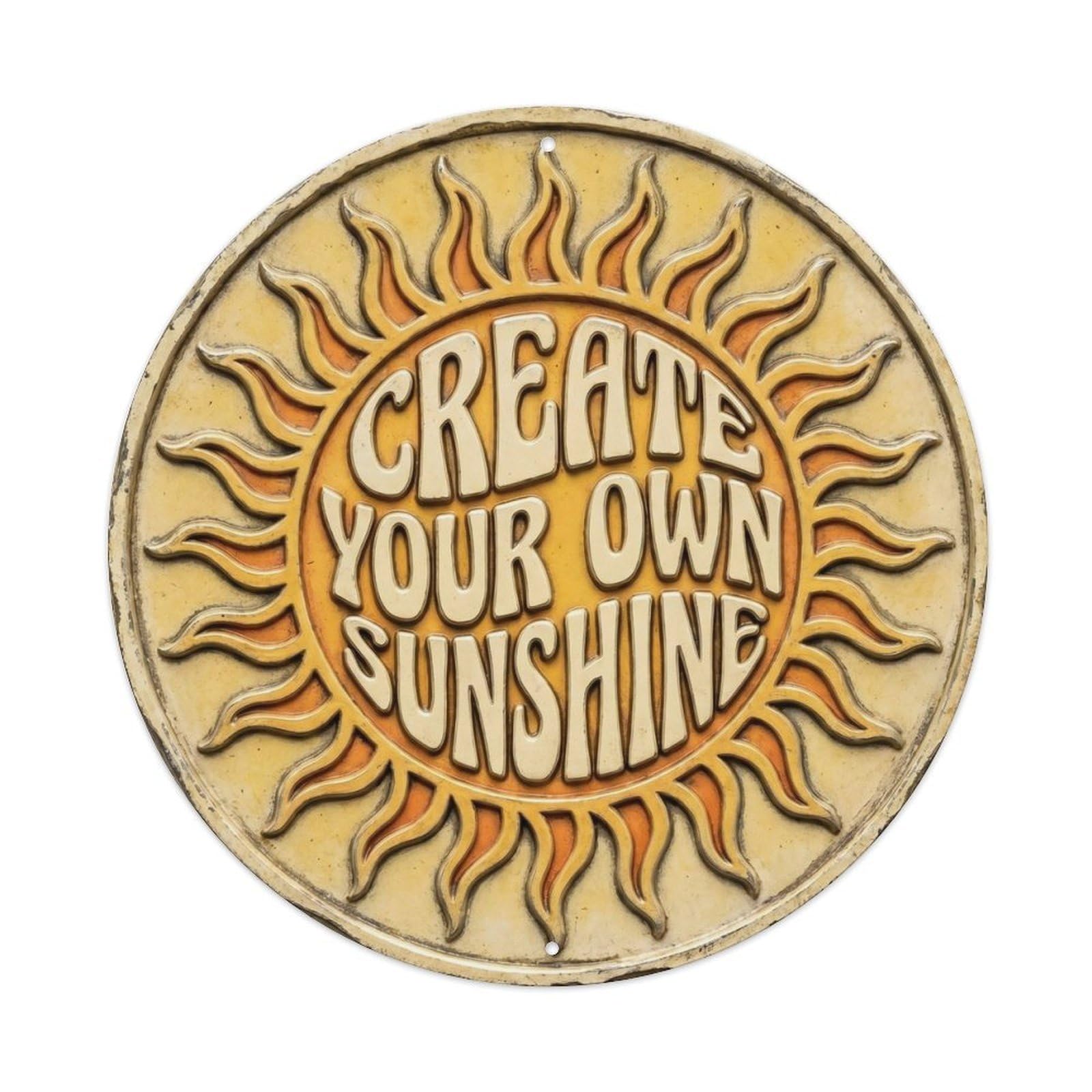 Create Your Own Sunshine Classic Indoor Ornament Retro Metal Tin Sign