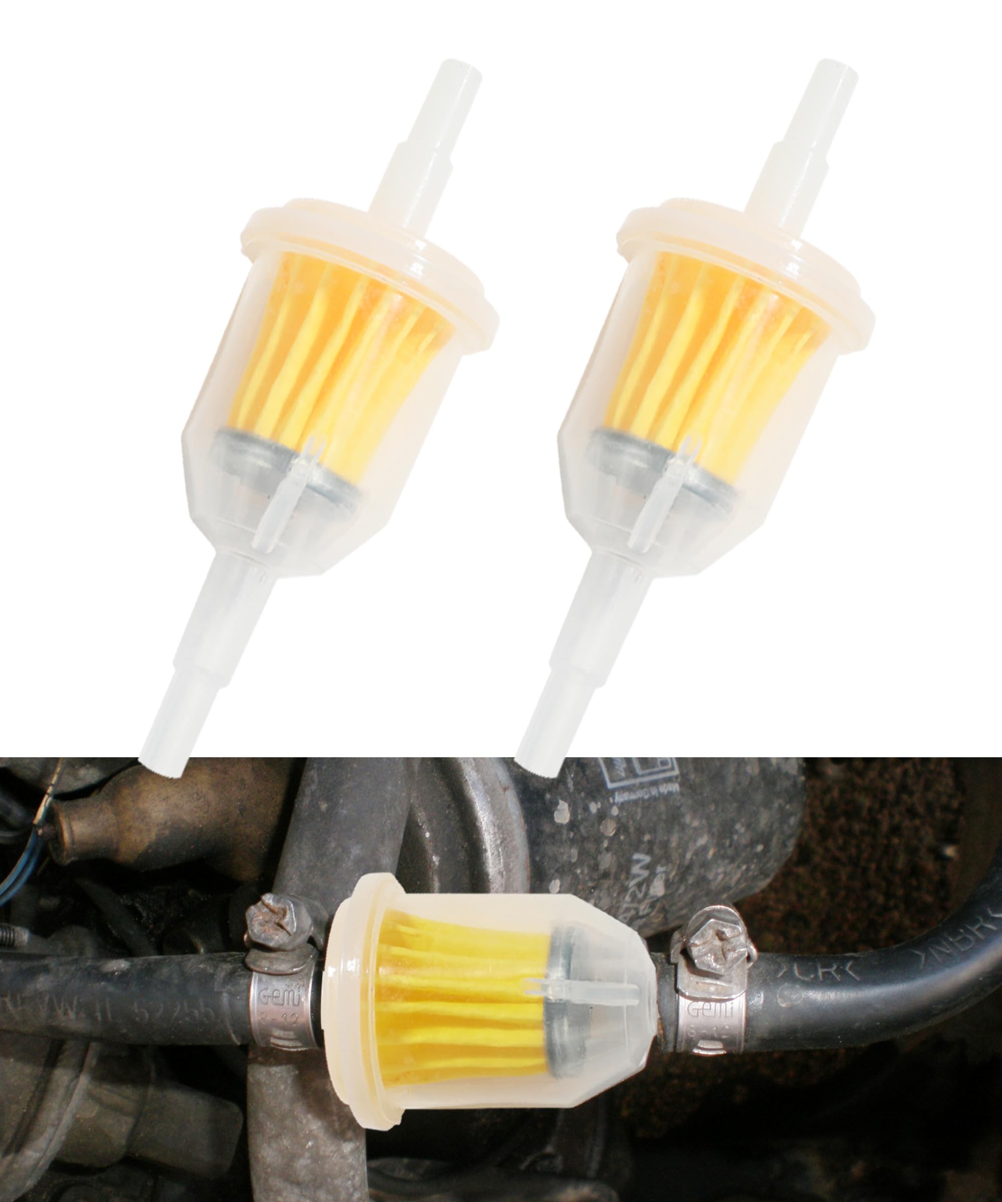 Filtri Carburante Per Moto | Pacco Da 4 Filtri Benzina/Gasolio Universali - Per Ottimizzare Prestazioni Motore - Foto 12