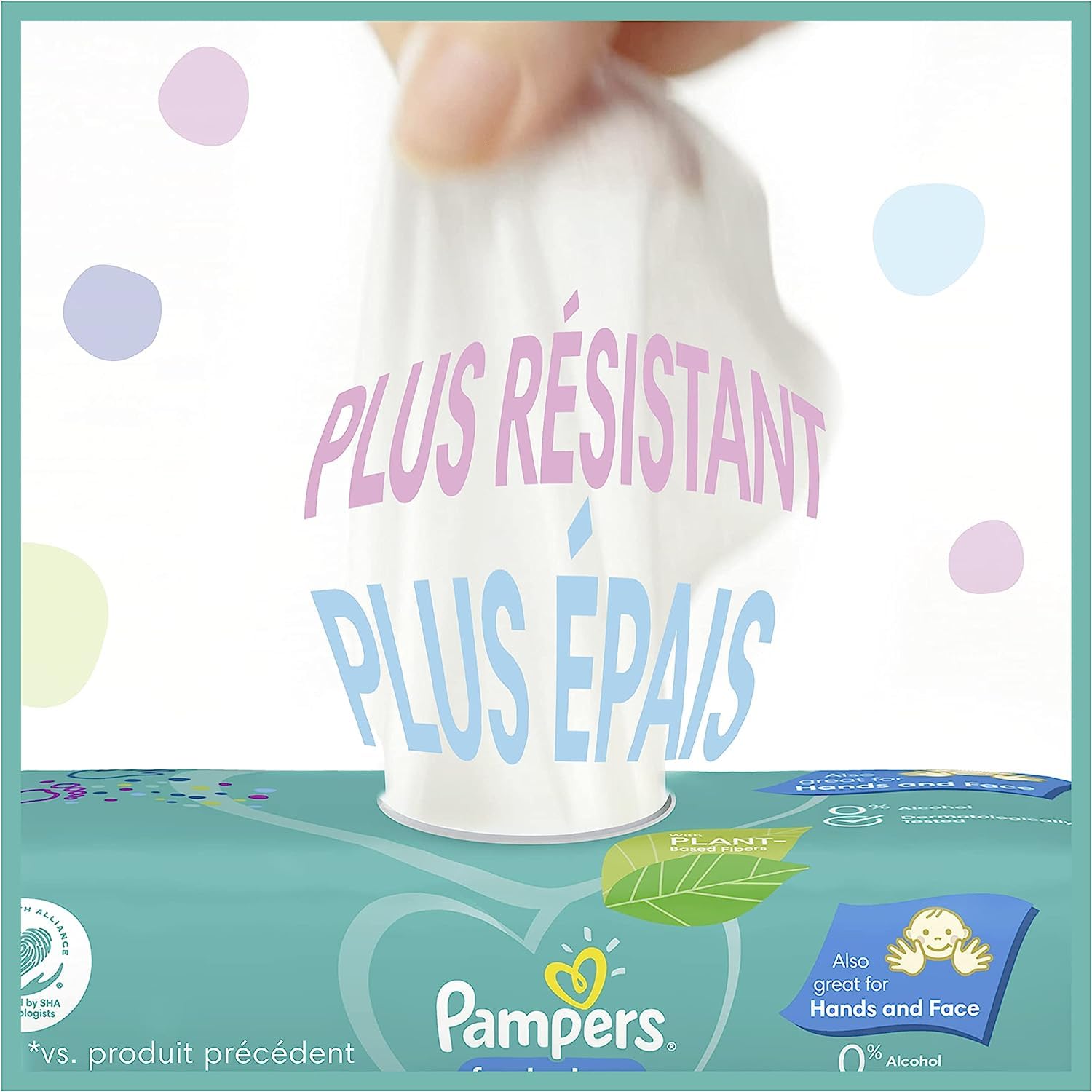 Pampers Lingettes Bébé Fresh Clean, 624 Lingettes (Lot de 12 x 52), Sans Alcool, Parfum Rafraichissant, Aussi Pour Les Mains Et Le Visage, Testées Dermatologiquement