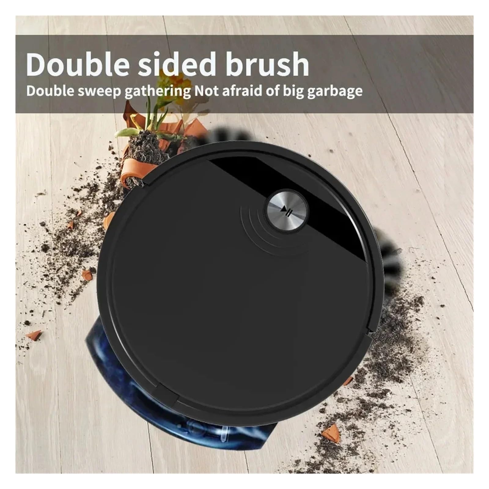 do sierści zwierząt, twardych podłóg, dywanów 2800PA 3-in-1 RS800 With Remote Control&APP Super Quiet Smart Robot Vacuum Cleaner Wet&dry Mopping Floor Home Appliance(Burgundy)