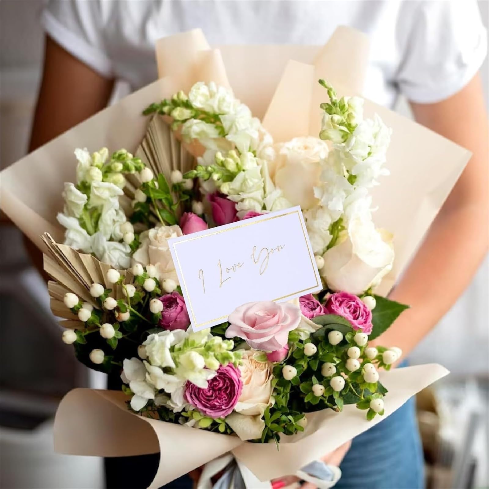 200 Stück Tischkarten aus Papier mit Goldfolienrand for Hochzeiten, Bankette, Veranstaltungen – Tischdekoration Für Hochzeit