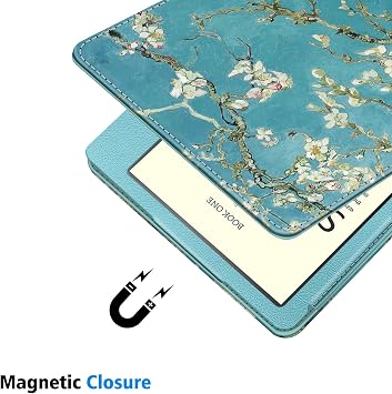 Fintie Flip Stand Case for Kindle Oasis 10th/9th Gen 2019/2017, Blossom