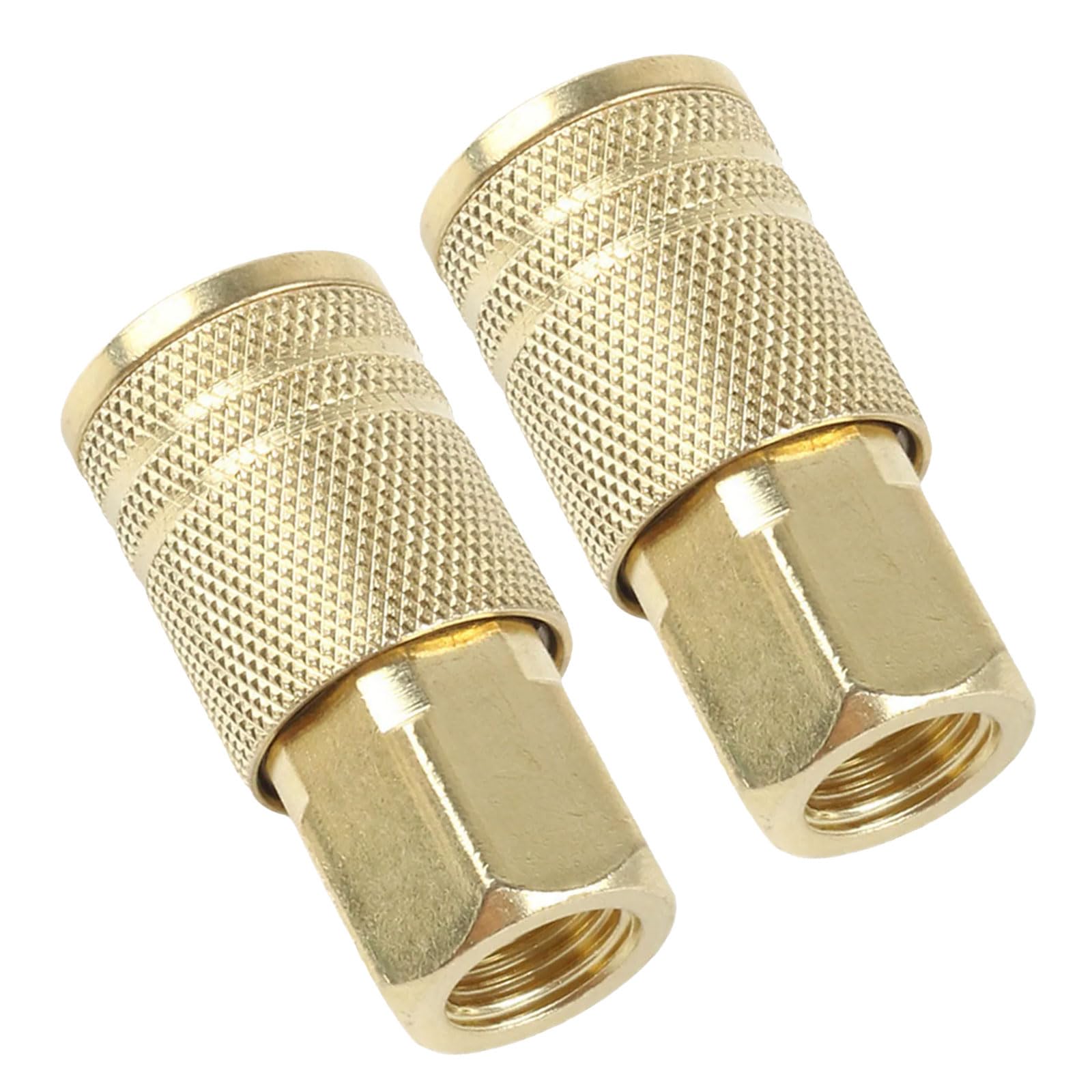 Hdoytxxm Men's Internal Thread 2Pcs Industrial Thread Pneumatic Quick Connector For Air Compressor Coupler 1/4 Coupling Accessories Professional Pneumatic Quick