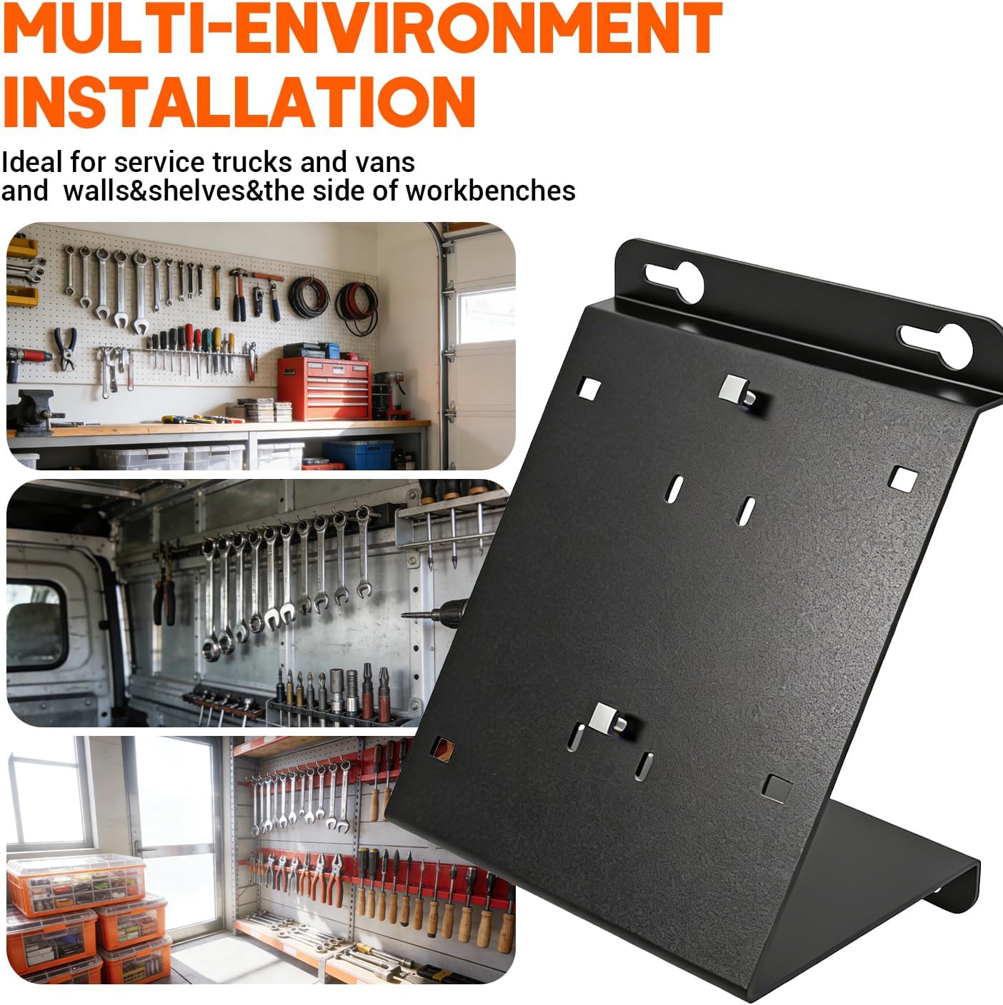 Angled Heavy-Duty Alloy Steel Wall Mount for Milwaukee Charger - Single Fit Milwaukee M18V & M12V Rapid Charge, Detachable Secured Holder Bracket for Pegboard/Wall Installation