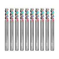 Vista 53 de Tools DLC Series Carburo Square End Mill, Diamond Like Coating, Molino de extremo para aluminio, cobre, aleaciones de magnesio, aluminio de alto