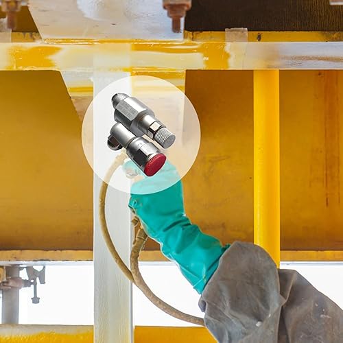 Miniatura 6 de Gra-co 287030 Válvula de cierre de extensión de junta giratoria Válvula antiescupir Airless Spray Adapter Joint para pulverizadores de pintura sin