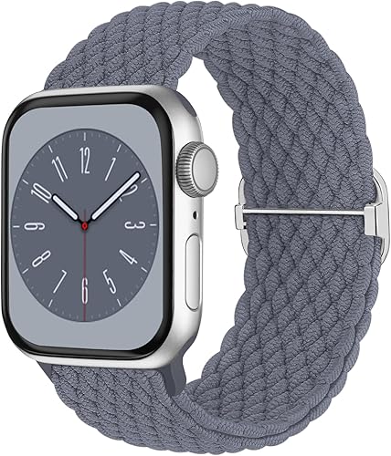 Solo Loop - Correa trenzada compatible con Apple Watch de 1496 pulgadas 1575 pulgadas 1654 pulgadas 1732 pulgadas 1732 pulgadas para mujeres y