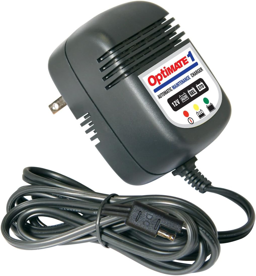 Optimate 1 STD, TM-85, 3-Step 12V 0.9A Battery Charger-maintainer