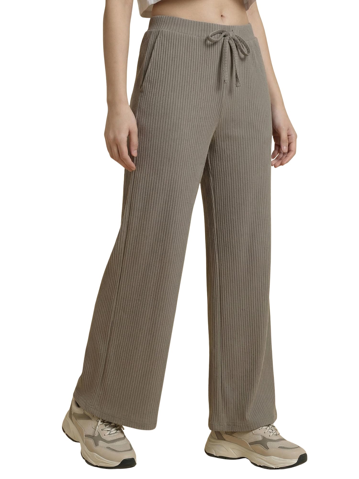 dtr fashion Women's Wide Leg Flared Trousers | High Waist Stretchable Palazzo Pants | Formal Office Wear, Casual Wear, Travel-picture-37