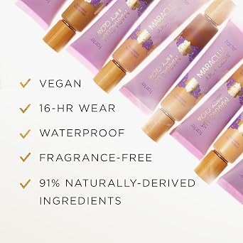 tarte maracuja juicy glow tint Lightweight Tinted Moisturizer with Hyaluronic Acid & Antioxidants for Radiant Skin, Buildable Medium Coverage, Waterproof, Vegan, Cruelty Free