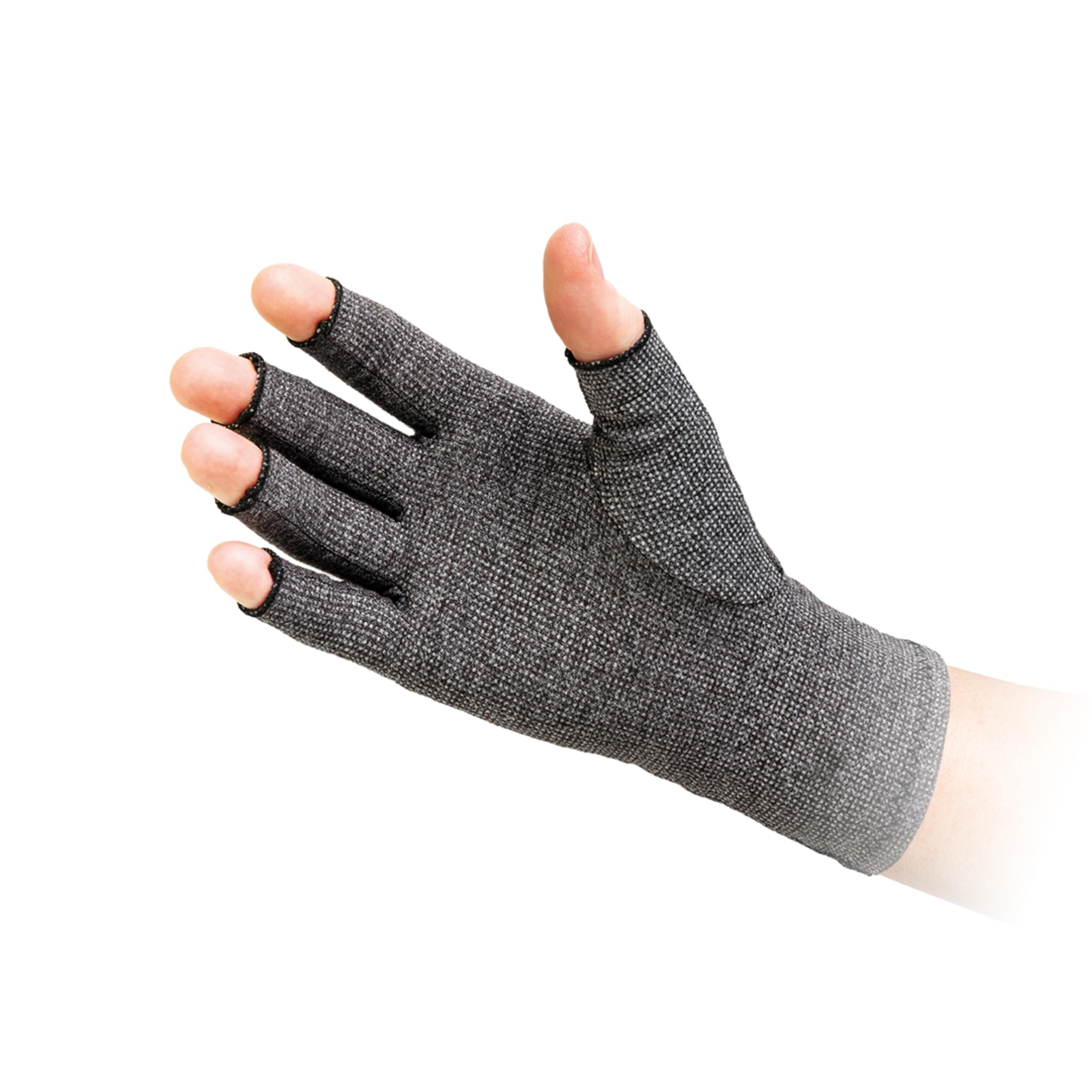 Guantes transpirables de compresión dinámica Thermoskin sin dedos para alivio del dolor rigidez hombres mujeres