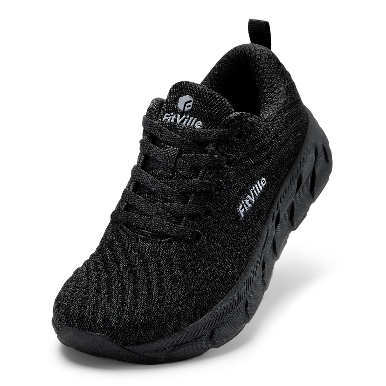 FitVille Damen Laufschuhe Weit Turnschuhe Atmungsaktiv Sportschuhe Leichte Joggingschuhe Sneaker Bequeme Walking Schuhe