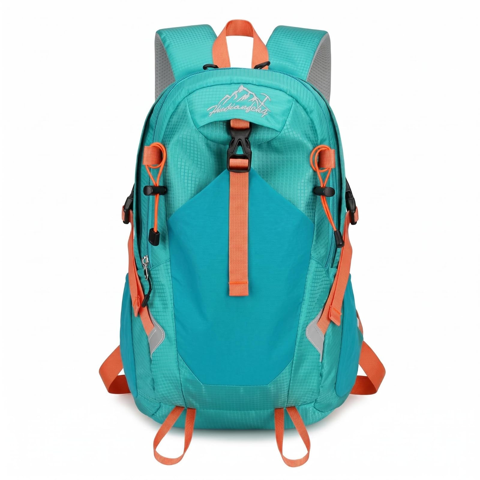Water-Repellent Hiking Backpack Padded Shoulder Straps Travel Backpack External Attachment Loops Daypack, Lake Blue-image-27