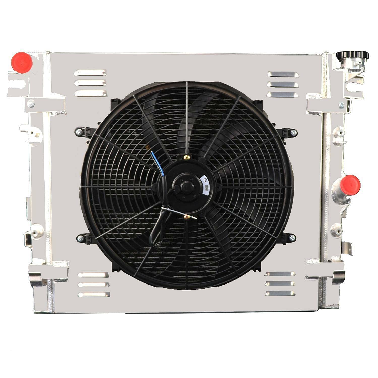 Aluminum Radiator Fan Shroud For Jeep Wrangler JK 3.6L 3.8L V6 2007-2017