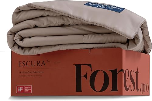 Miniatura 8 de ESCURA NeoCool Edredón refrescante, diseñado para una refrigeración más prolongada y regulación de temperatura con relleno patentado alemán, ligero