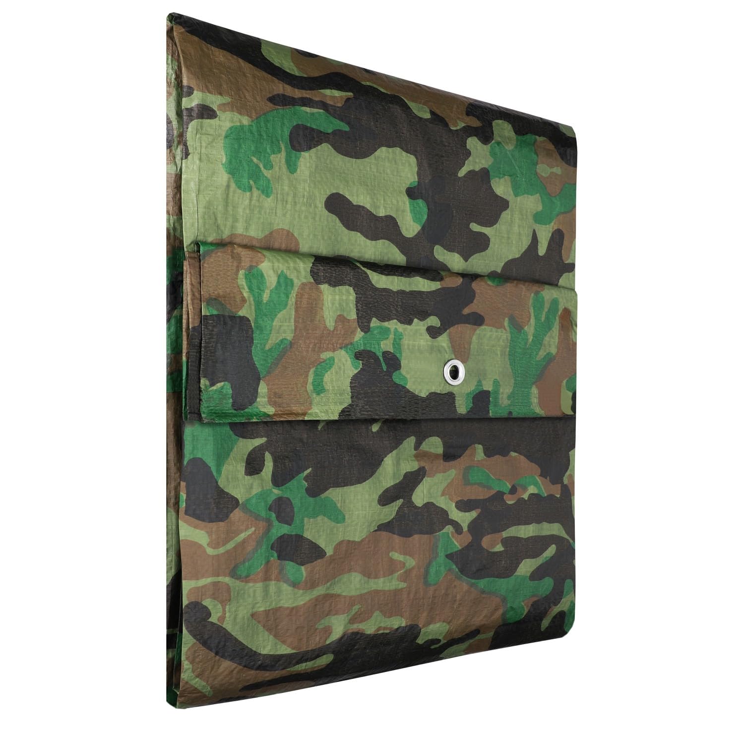 KOTARBAU® Plane - 80 g/m2 - Abdeckplane - 3 x 6 m - Schutzplane - Stark & Dick - Universal - Wasserdicht - Tarnfarbe