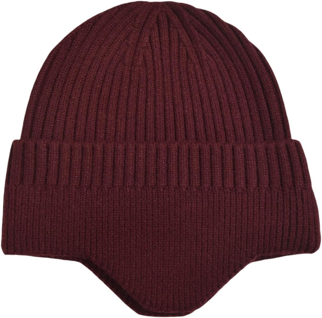 LLmoway Knit Beanie with Earflap Warm Winter Hat Soft Lightweight Stocking Cap for Men Women Youth Cold Weather Outdoor - Image 2