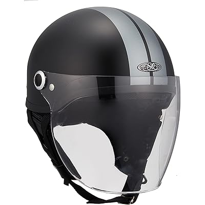 TNK工業 スピードピット SQ-32 ヘルメット ハーフマッドブラック/ガンメタ FREE(58-59㎝) 51103