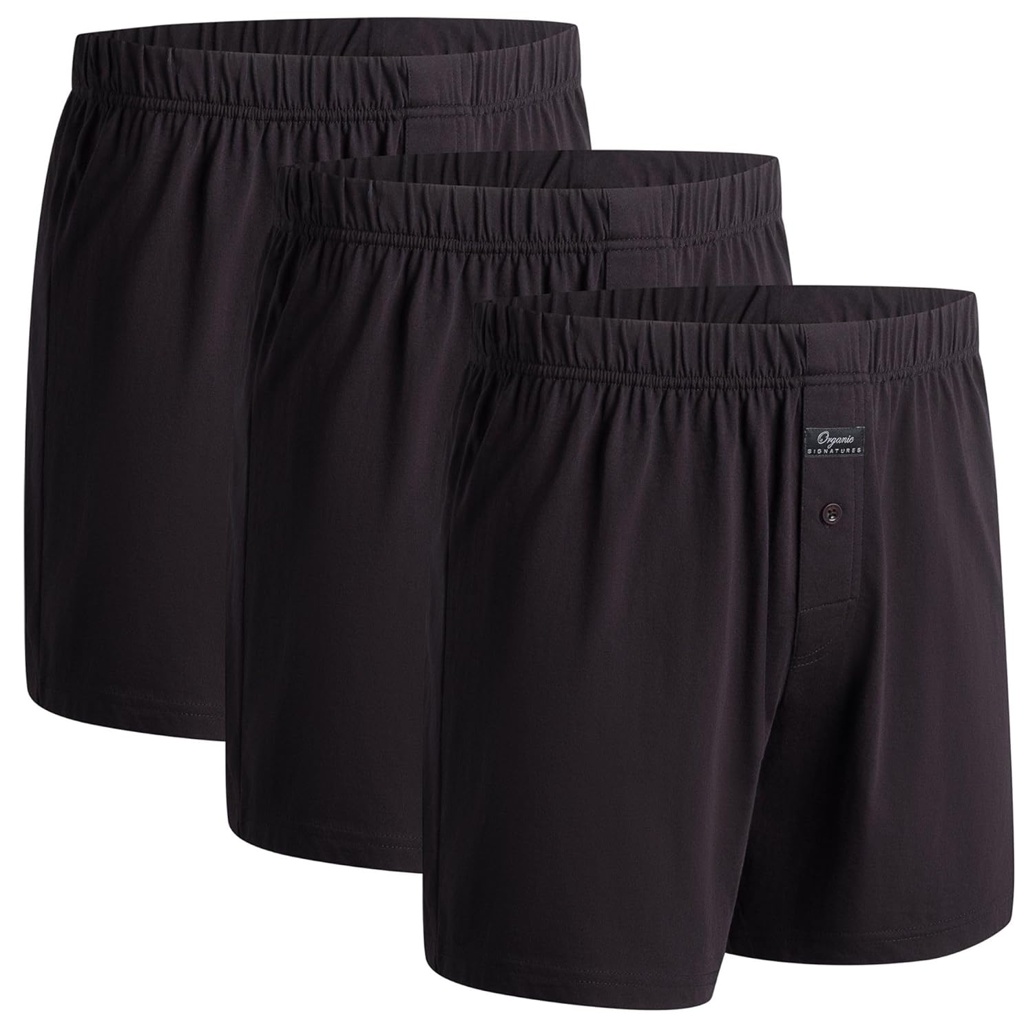 Organic Signatures 100 Cotton Boxers Soft Waistband
