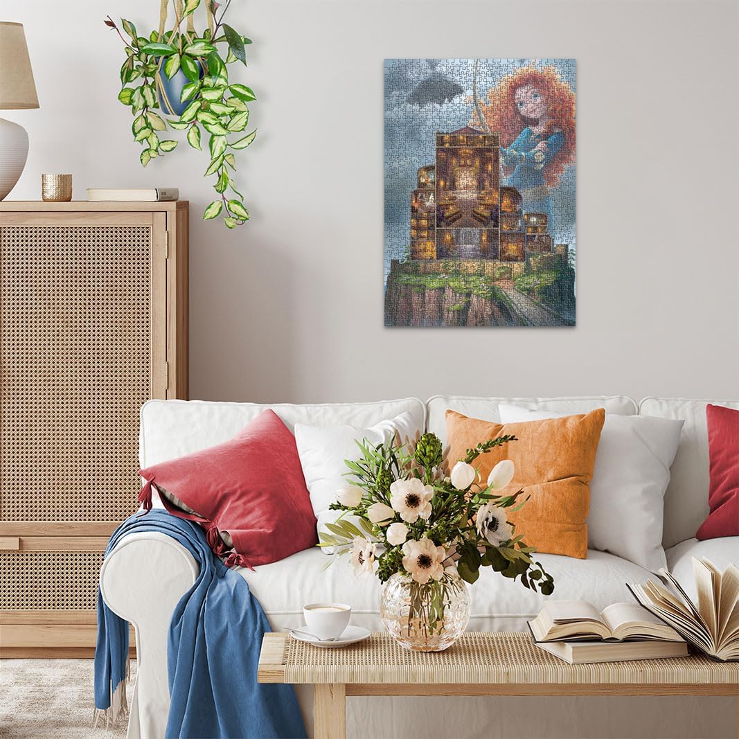 Ravensburger Disney Castle Collection: Merida 1000 Piece Jigsaw Puzzle for Adults - 12000263 - Handcrafted Tooling, Made in Germany, Every Piece Fits Together Perfectly
