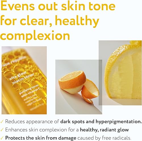 Miniatura 4 de Face Republic Vita Glow - Tóner de niacina 5.4 fl oz, 5.41 onzas líquidas, complejo vitamínico, vitalizante y purificante, brillo radiante para piel