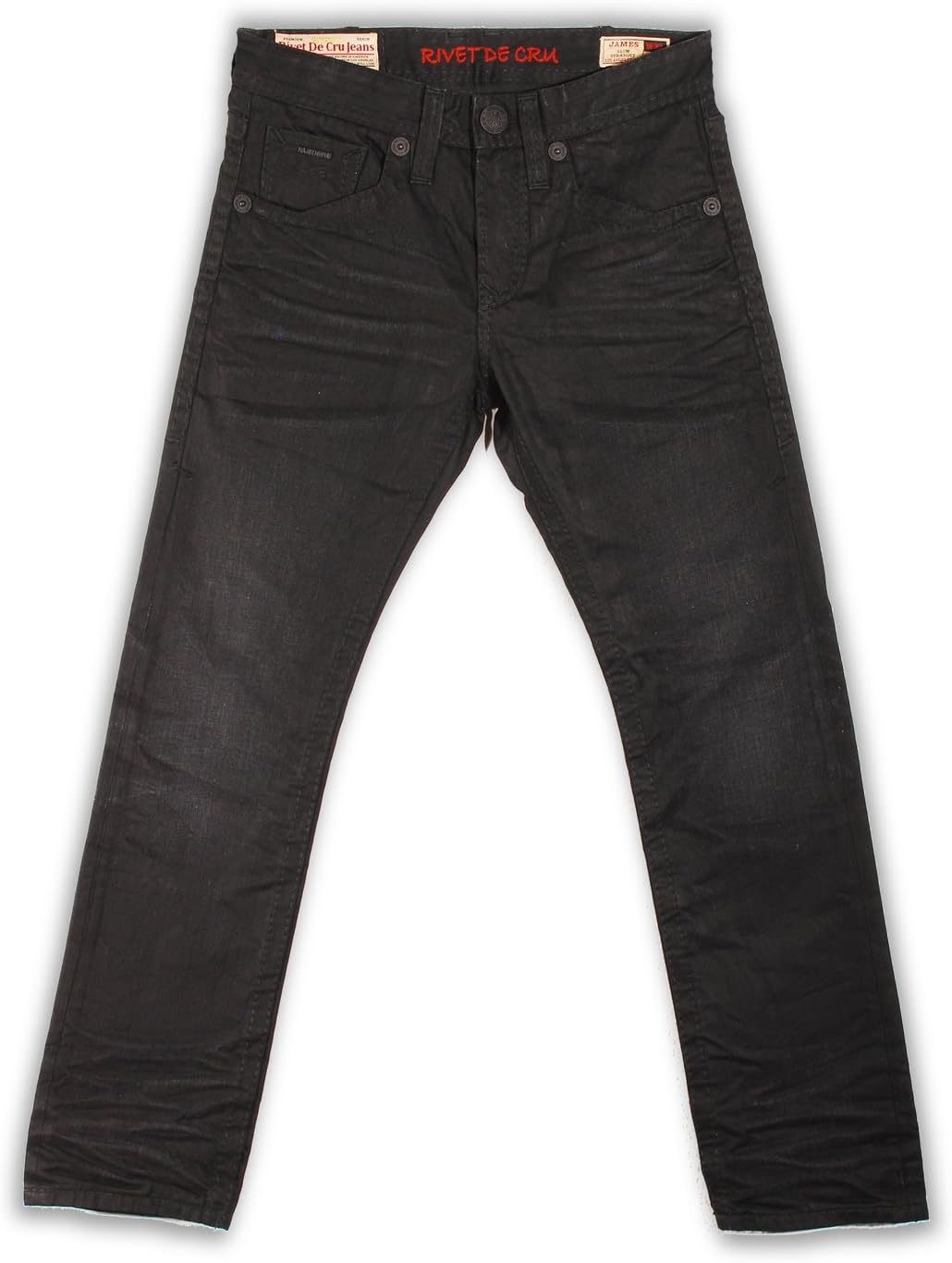 Rivet De Cru Jeans Cavier Black Jeans Big and Tall Oversize (50)