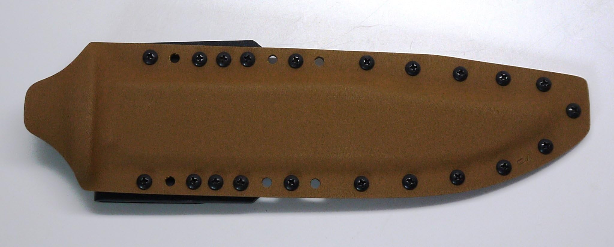 Custom Coyote Brown color .08" Kydex Sheath for Cold Steel Knives Trailmaster Bowie Knife