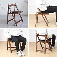 Vista 5 de Sillas de comedor plegables con asiento acolchado, sillas ligeras para fiestas, paquete de 2 sillas plegables para cenas, bodas, eventos de picnic