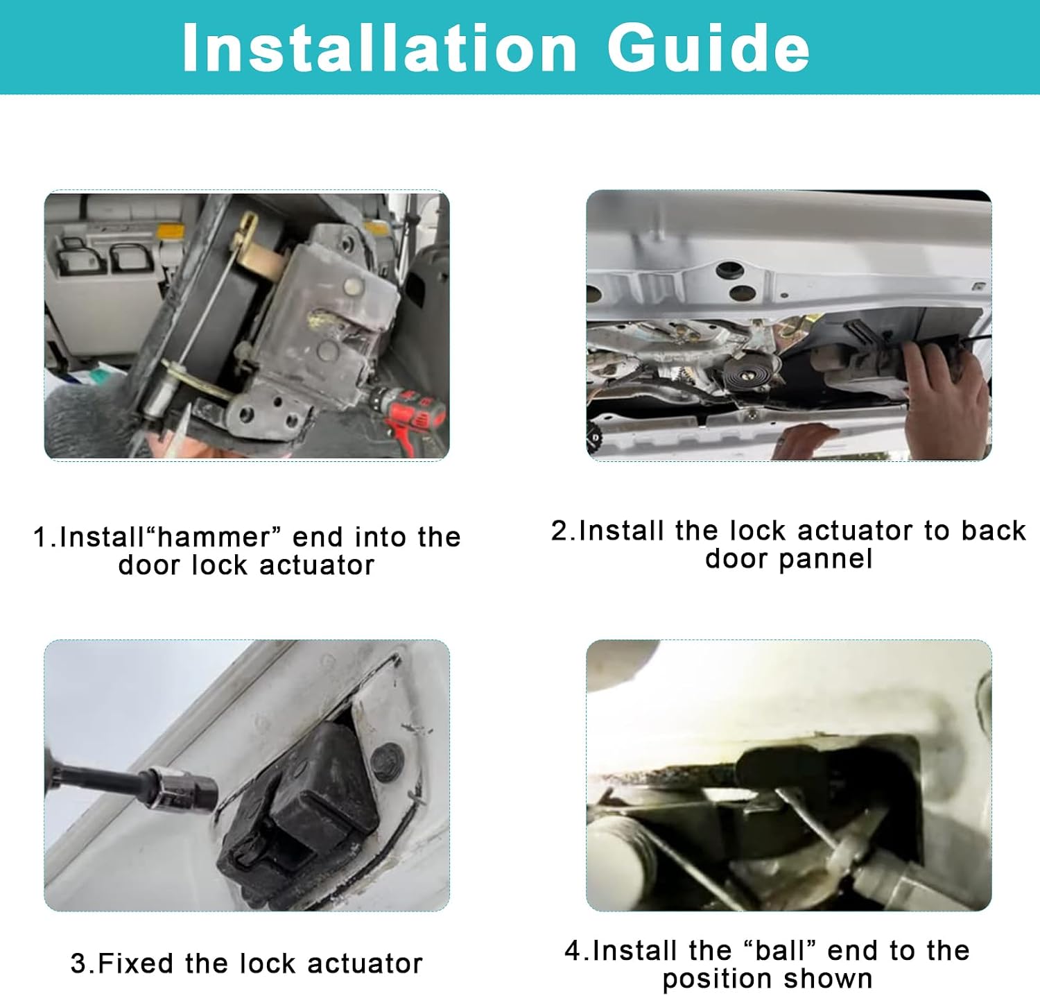 Liftgate Tailgate Hatch Lock Cable Replace 64680-0C010 for Toyota Sequoia 2001 2002 2003 2004 2005 2006 2007