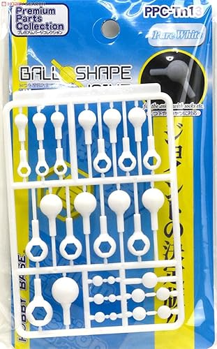 Miniatura 1 de Hobby Base Premium Parts Collection Joint Technique Esfera JointPure White Plastic Model Parts PPC-Tn13