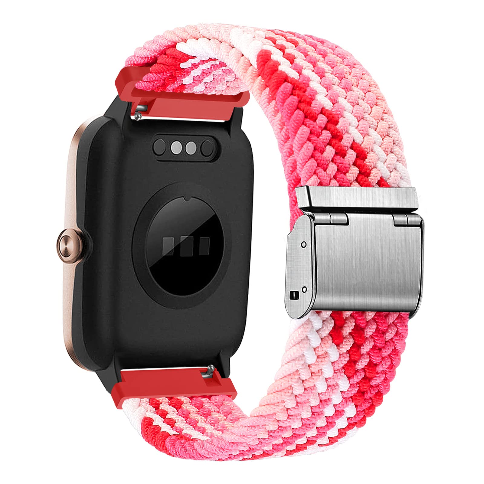 Cinturino per Amazfit Active, 20mm Sport Nylon Ricambio Elastica Cinturini per Amazfit GTS, GTS 4 Mini, GTS 4, GTS 3, GTS 2, GTS 2 Mini, GTR Mini, Amazfit Bip, Bip U, Bip U Pro, Bip 3, Bip 3 Pro