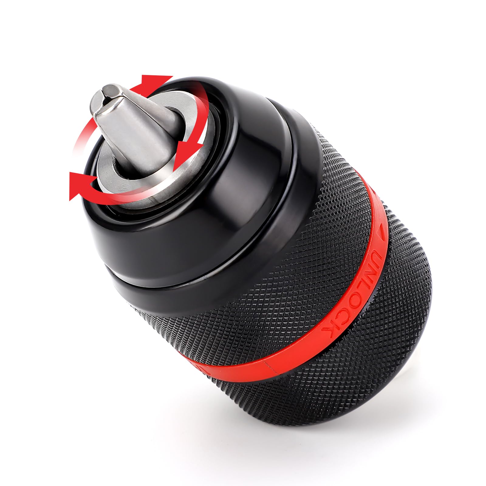 Perceuse Percussion Mandrin Perceuse Sans Clé 1.5-13mm - Filetage 1/2-20UNF Avec Adaptateurs SDS Plus Et HEX Pour Visseuse 1.5-13mm Filetage 1/2