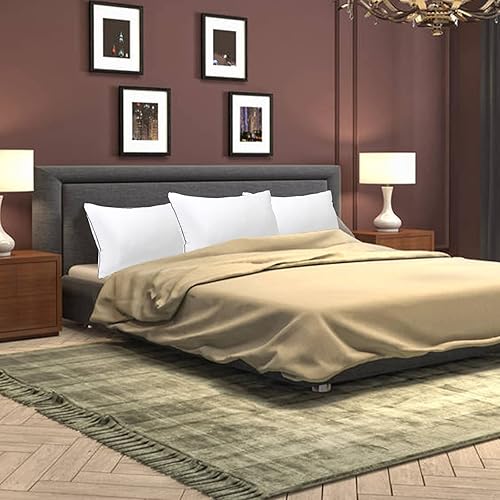 Miniatura 6 de EAIMi Juego de 2 almohadas de cama para dormir tamaño Queen suaves y de apoyo para personas que duermen de lado y espalda paquete de 2 almohadas de