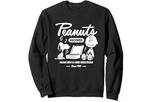 Snoopy Charlie Brown Record Sweatshirt
