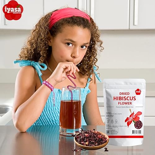 Miniatura 3 de Lista de padres de flores secas de alta calidad (2.5 onzas, hibisco)