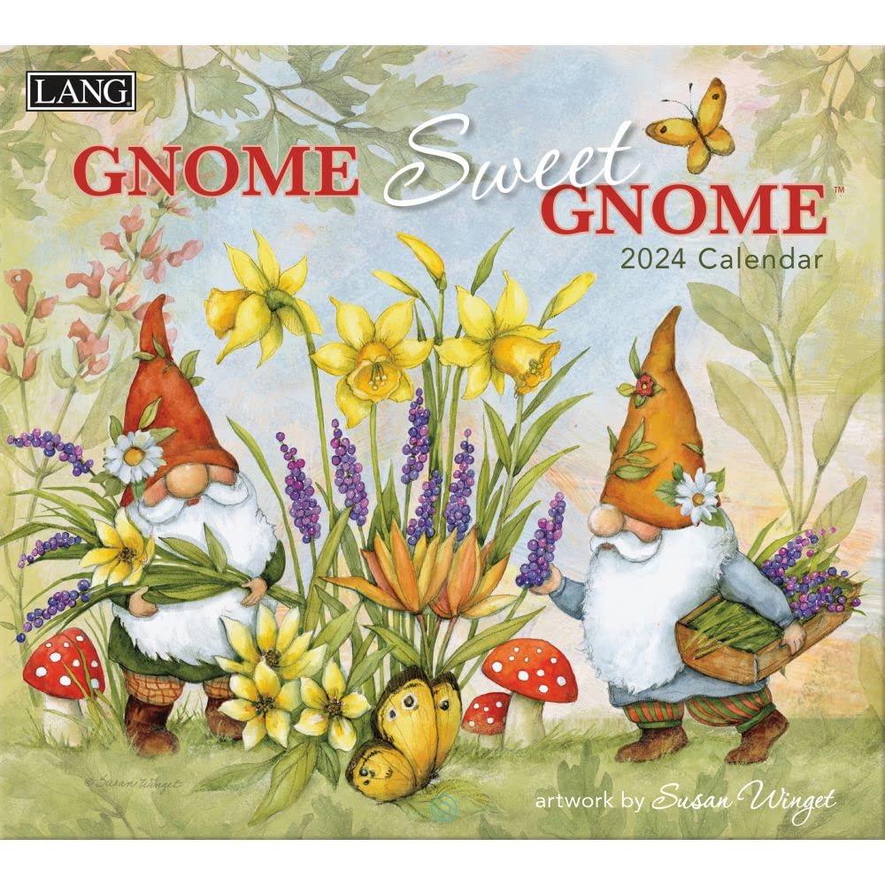 Amazon.com: LANG Gnome Sweet Gnome 2024 Wall Calendar (24991002026) : Office Products amazon-com-lang-gnome-sweet-gnome-2024-wall-calendar-24991002026-office-products