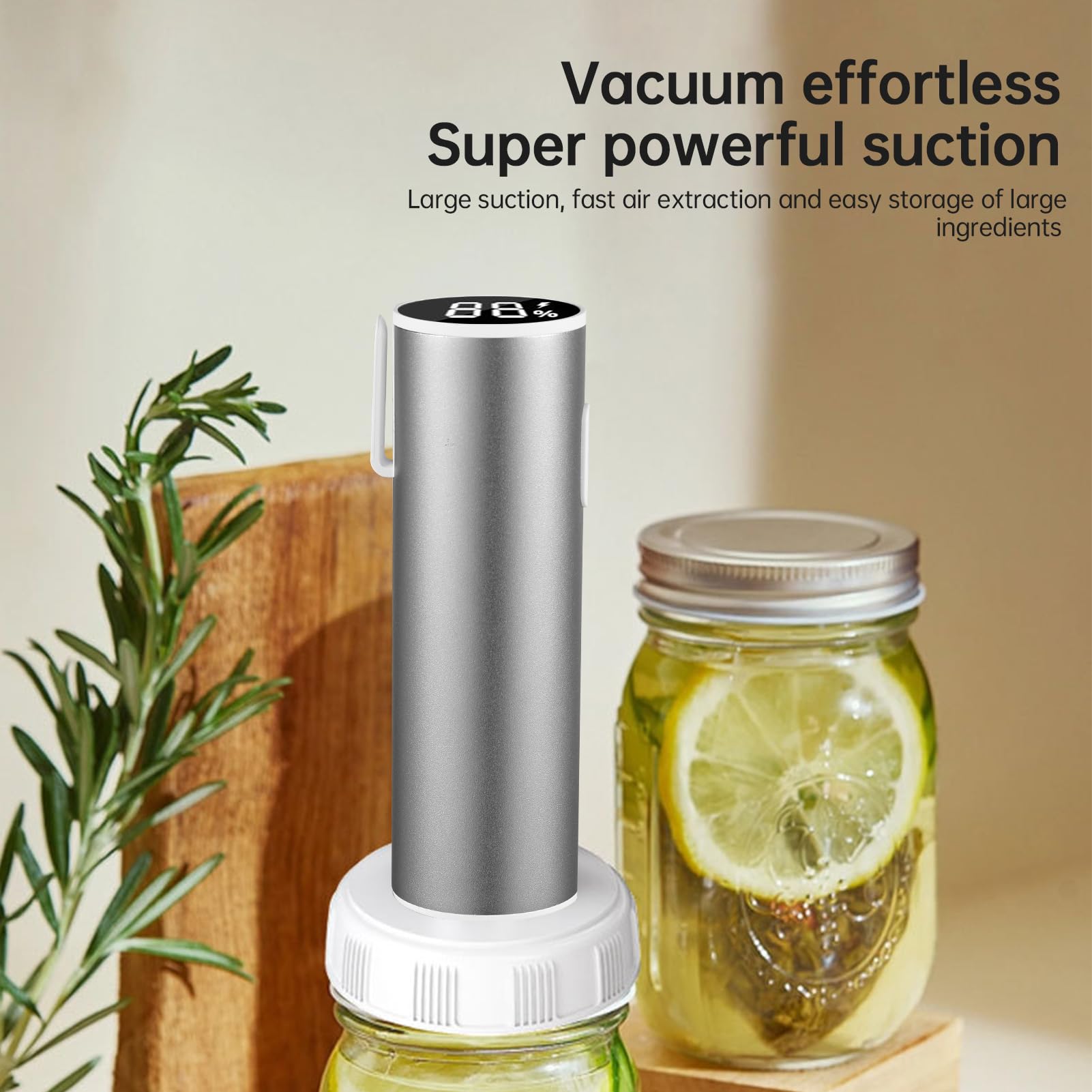 Machine à sceller sous vide pour pot Mason électrique, prolonge la fraîcheur, pour pot Mason électrique pour la maison (blanc Machine à sceller sous vide pour pot Mason électrique, prolonge la fraîcheur, pour pot Mason électrique pour la maison (blanc