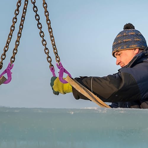 Miniatura 2 de US Cargo Control - Eslinga de cadena ajustable de 3 patas de 38 pulgadas x 5 pies con gancho de autobloqueo - Acero de aleación de grado 100 -