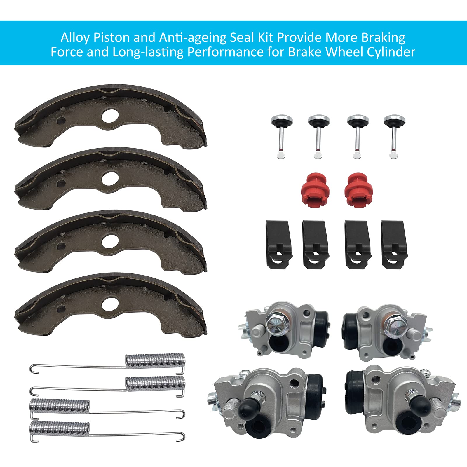 Featured products FRONT BRAKE REBUILD KIT Shoes Wheel Cylinders Hrdwre