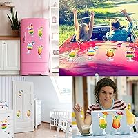 Vista 4 de 4 imanes para puerta de crucero, decoración de puerta de crucero con 3 bolígrafos borrables, decoración magnética para fiestas, coche, cabina