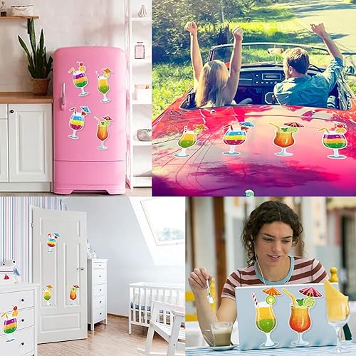 Miniatura 4 de 4 imanes para puerta de crucero, decoración de puerta de crucero con 3 bolígrafos borrables, decoración magnética para fiestas, coche, cabina,