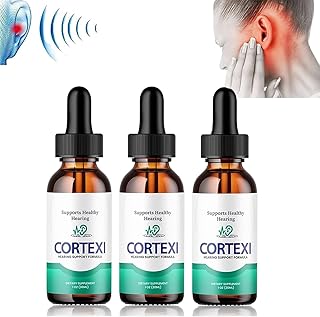 Cortexi Drops - for Ear Health,Hearing Support,Healthy Eardrum,Cortexi Hearing Support Drop,Cortexi Ear Drops,Cortexi Tinnitus Treatment,Helps with Eardrum Health, Promotes Auditory Clarity (3Pcs)