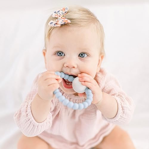 Miniatura 3 de Ryan & Rose Cutie - Sonajero mordedor (azul)