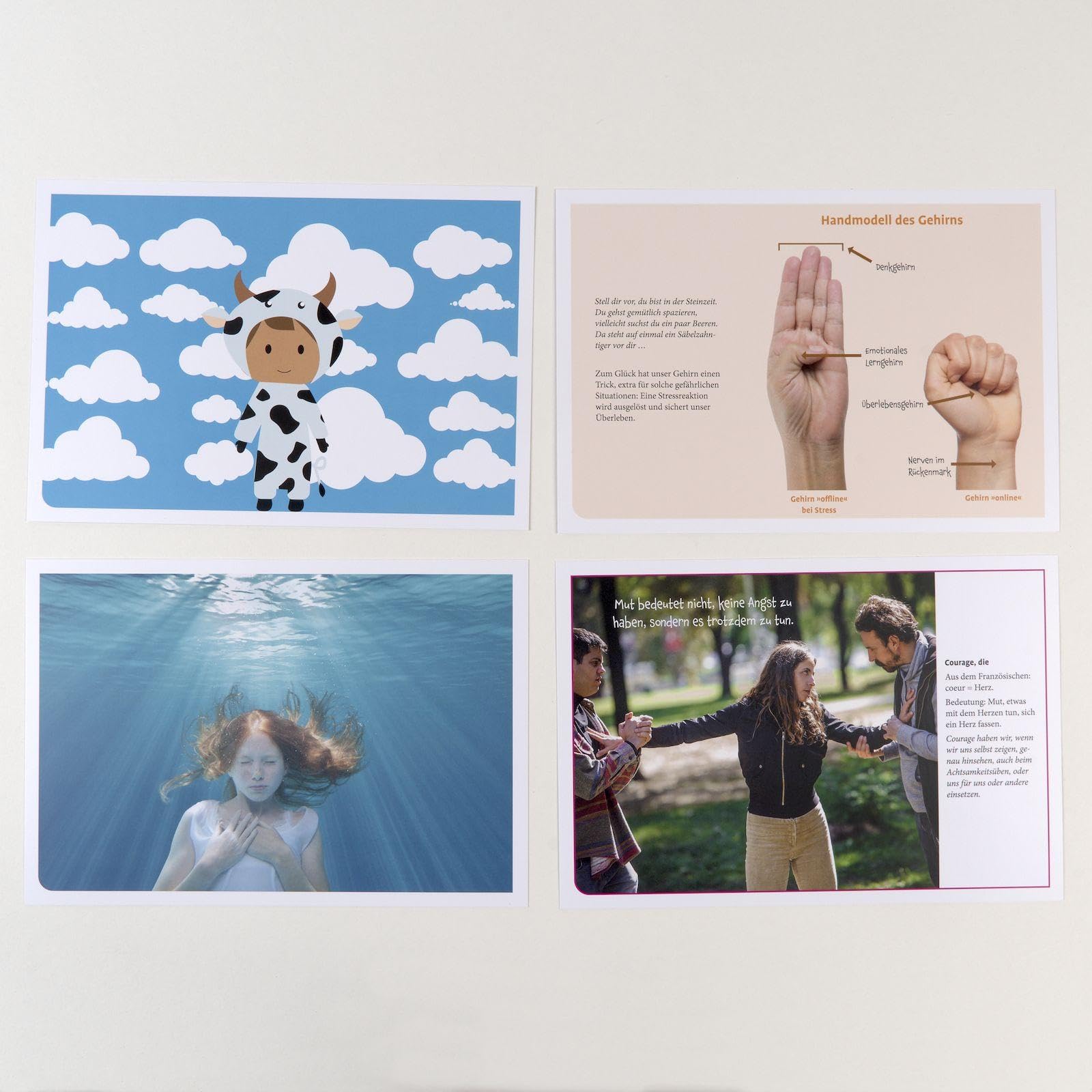 Achtsamkeit mit Kindern und Jugendlichen: 75 Therapiekarten. Kartenset mit 75 Karten in hochwertiger Klappkassette, mit 24-seitigem Booklet. Kartenformat 16,5 x 24 cm. (Beltz Therapiekarten)