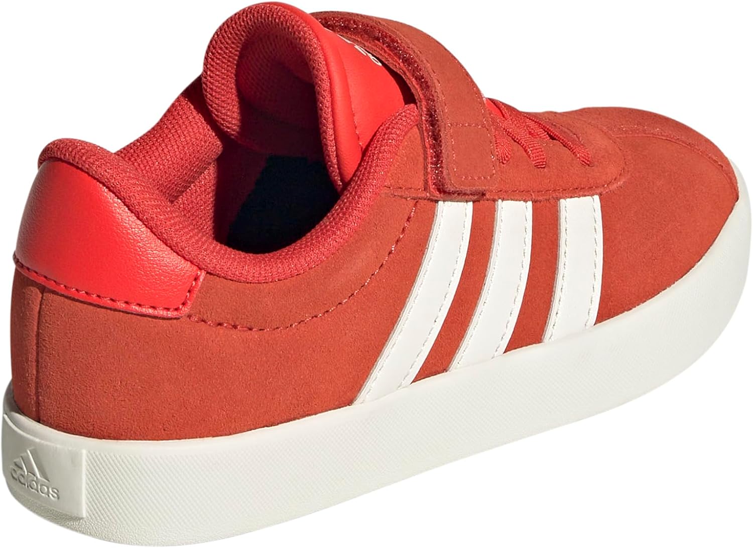 adidas Kids' Vl Court 3.0 Elastic Lace & Strap Sneakers - Image 6