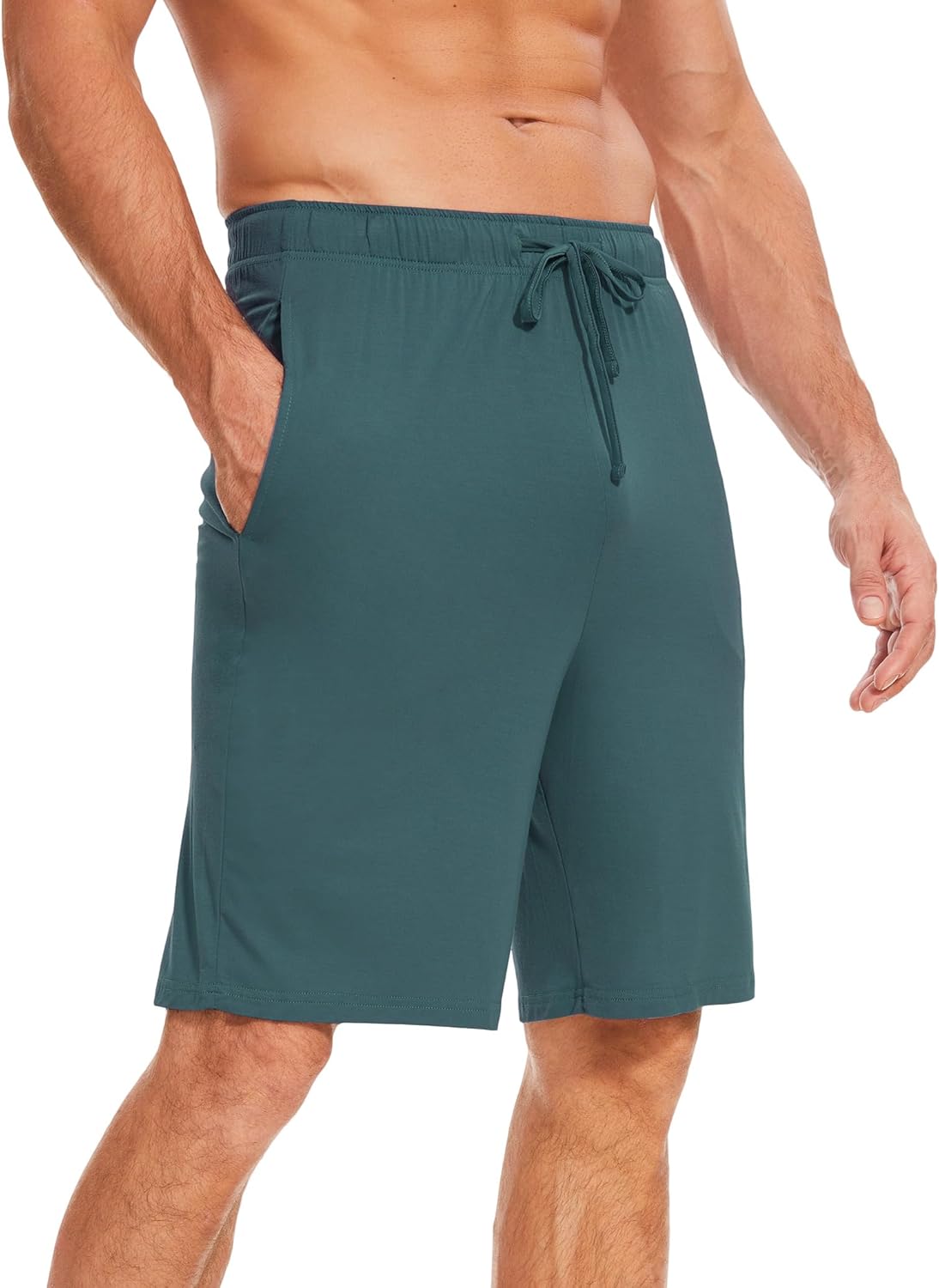 GYS Men's Bamboo Viscose Shorts, Soft Pajama Shorts with Pockets, Moisture-Wicking Casual Shorts Loungewear Sleep Bottoms - Image 7