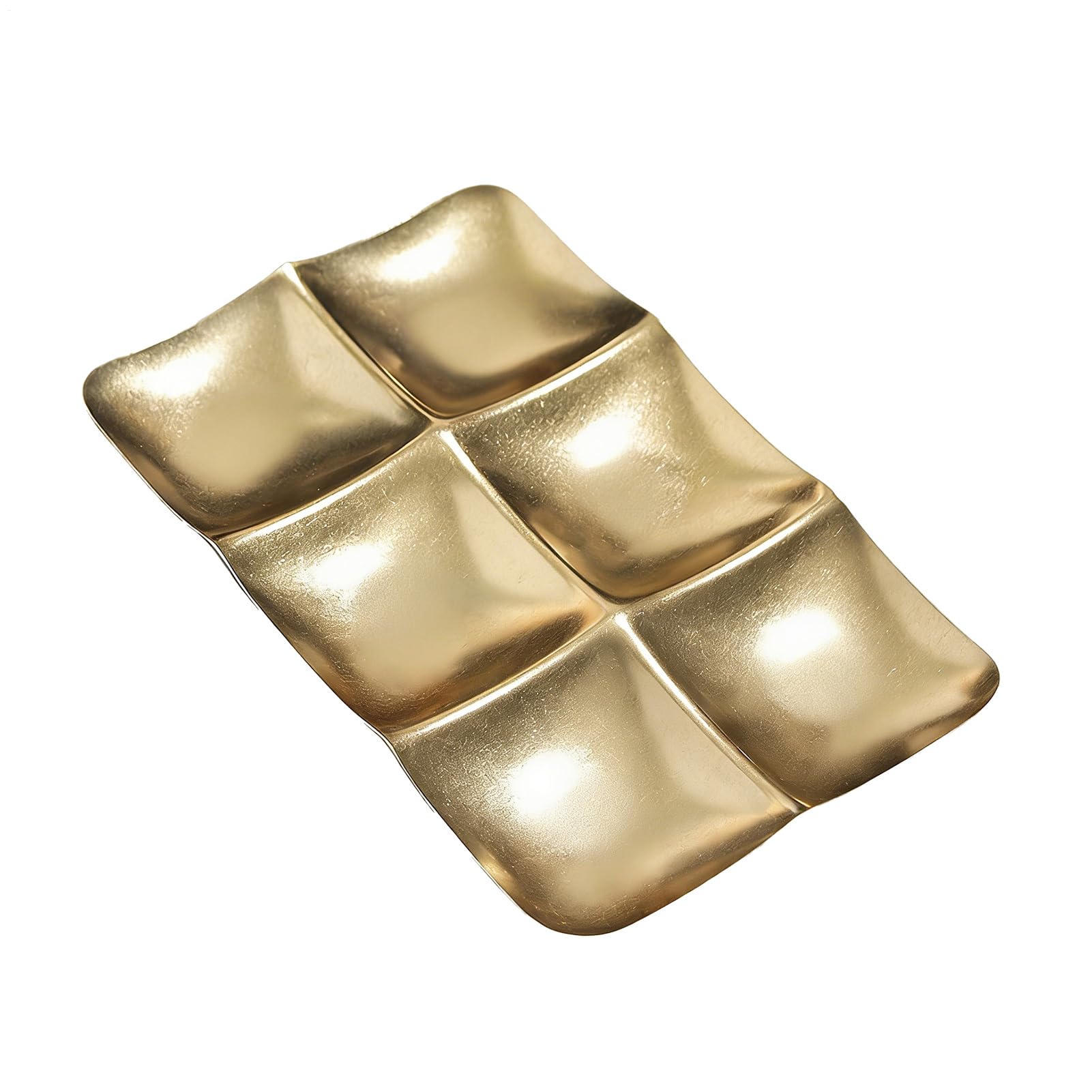 Bandeja De Servicio Dividida Decorativo | Bandeja Decorativa Para Aperitivos Y Snacks para Hogar, Cocina, Sala de Estar, Mesa de Té, Pan, Frutas, Caramelos, y