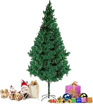 クリスマスツリー 緑色 Amazon.co.jp: クリスマスツリー、緑の松のふさふさの人工的な